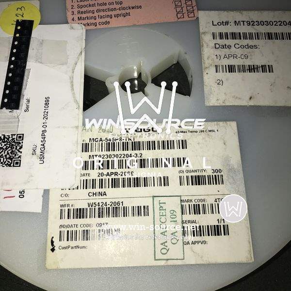 MGA-545P8-TR1G label picture