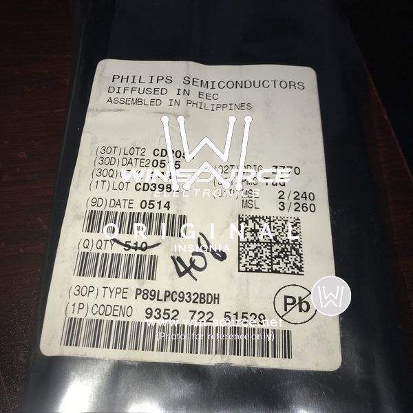 P89LPC932BDH label picture