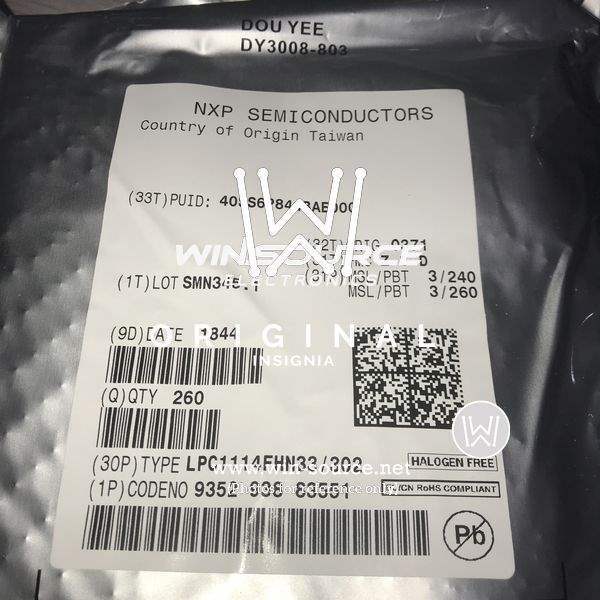LPC1114FHN33/302 label picture