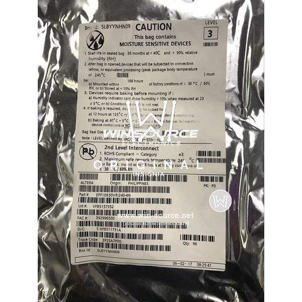 STB11NM60T4 label picture 6