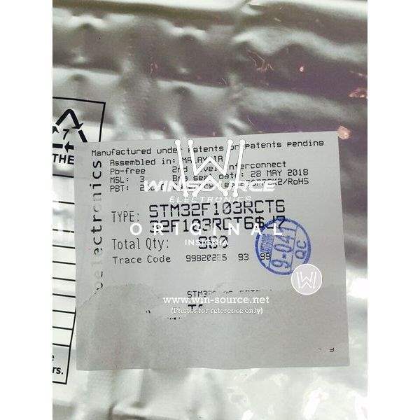 STM32F103RCT6TR label picture