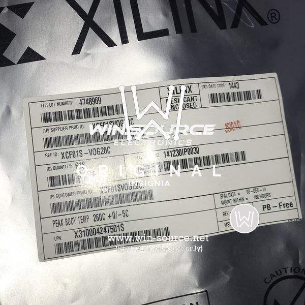 XCF01SVOG20C label picture