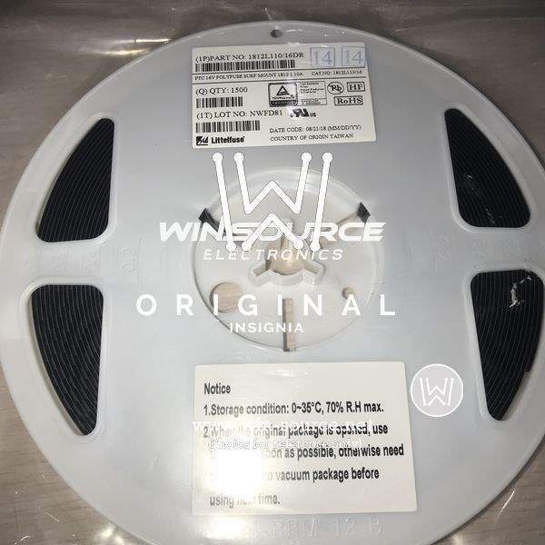  1812L110/16DR label picture