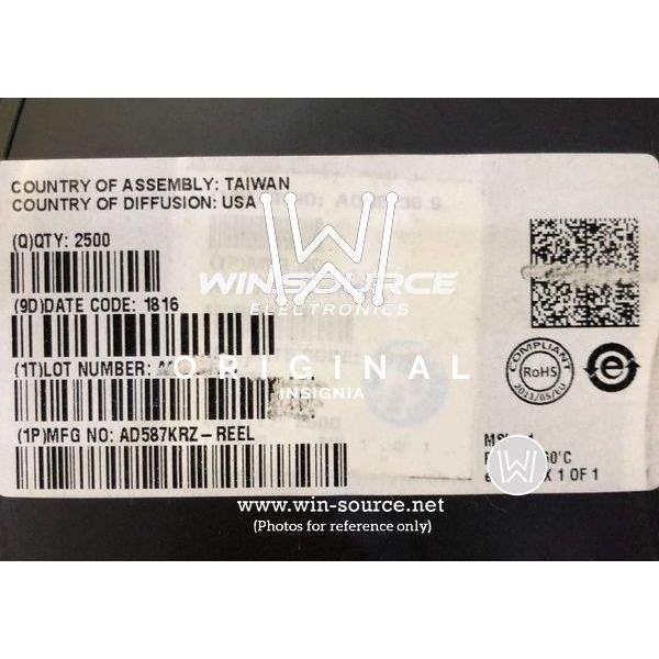 AD587KR label picture
