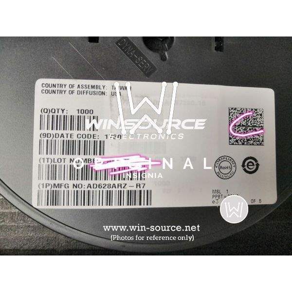 AD628ARZ-REEL7 label picture