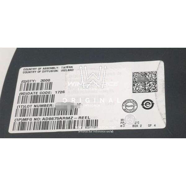 AD8675ARMZ label picture