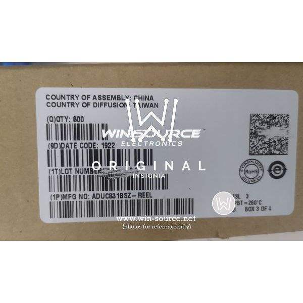 ADUC831BSZ label picture