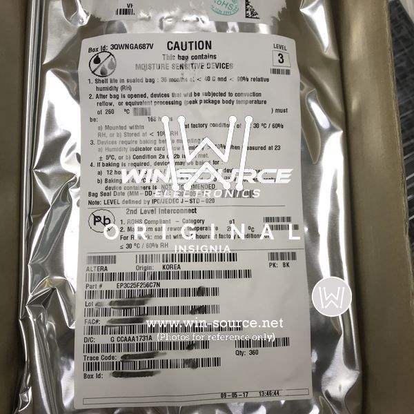 EP3C25F256C7N label picture 3
