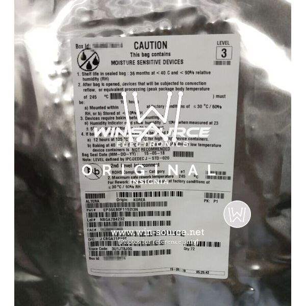 EP3SE80F1152I3N label picture