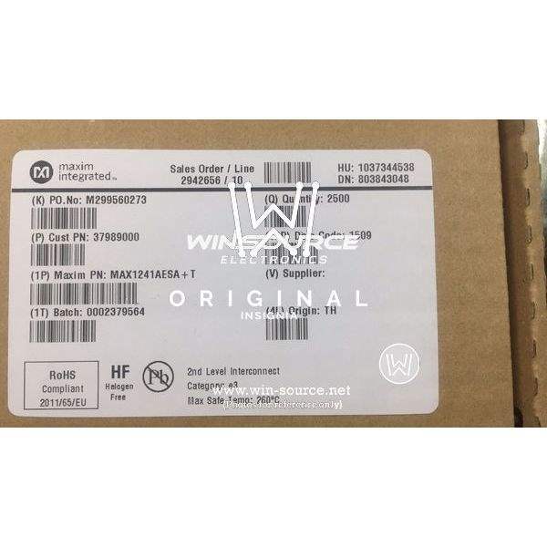 MAX1241AESA+ label picture 2