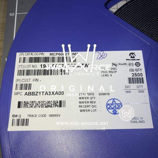 MCP6002T-I/MS label picture 2