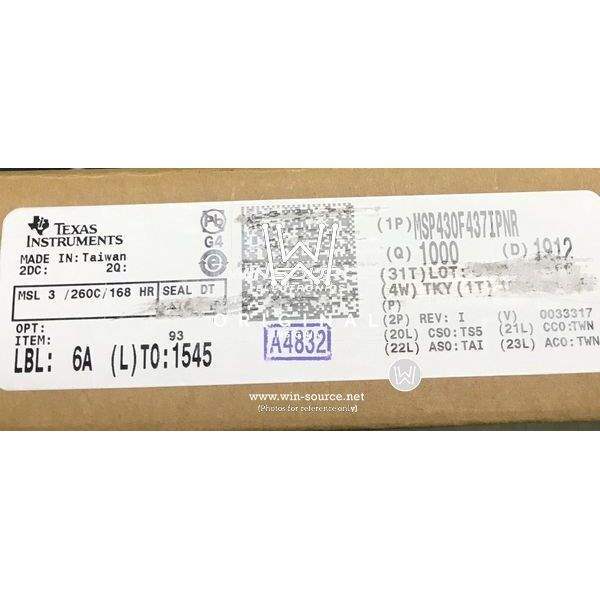 MSP430F437IPN label picture 2