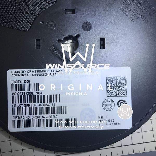 OP284FS label picture