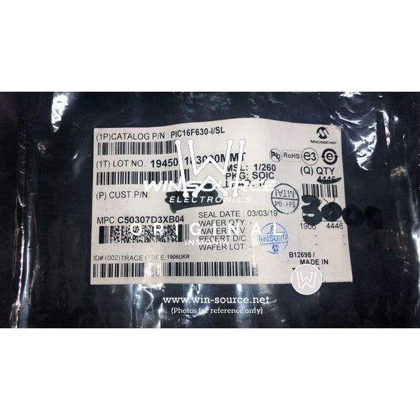 PIC16F630-I/SL label picture 