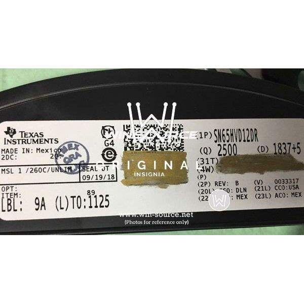 SN65HVD12D label picture 2