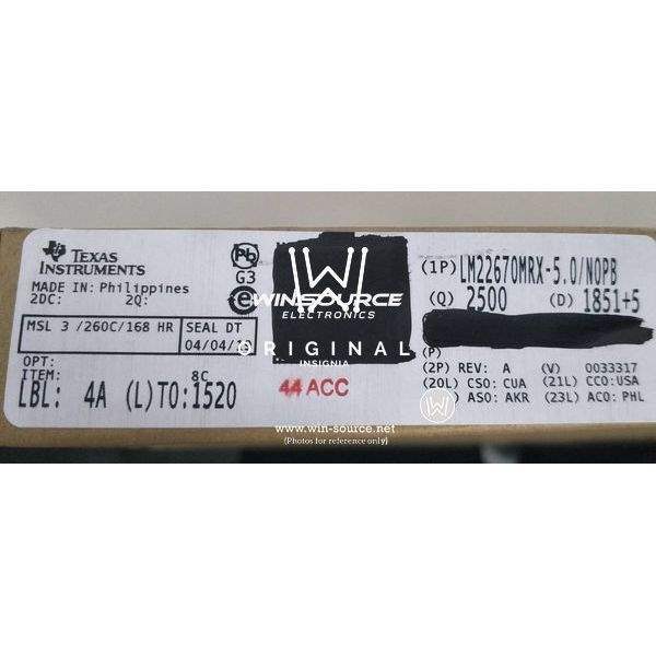  LM22670MRX-5.0/NOPB label picture