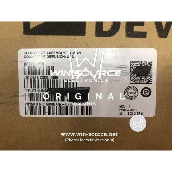 AD603ARZ-REEL7 label picture