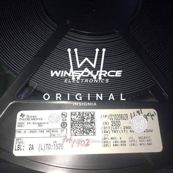  CC1020RUZR label picture