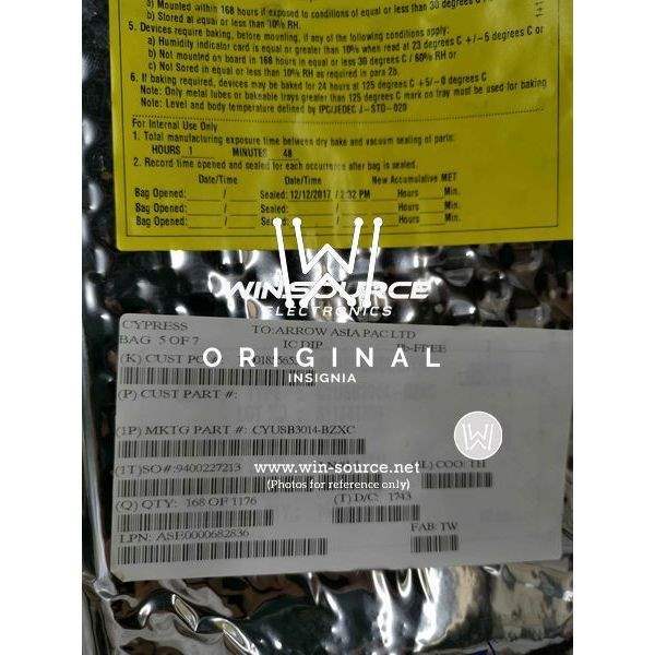 CYUSB3014-BZXC label picture