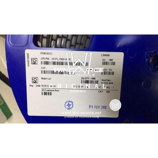 HCPL-7800-500E label picture 3