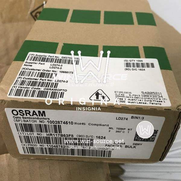 LD274-3 label picture