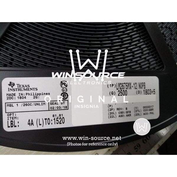 LM2675MX-12 label picture