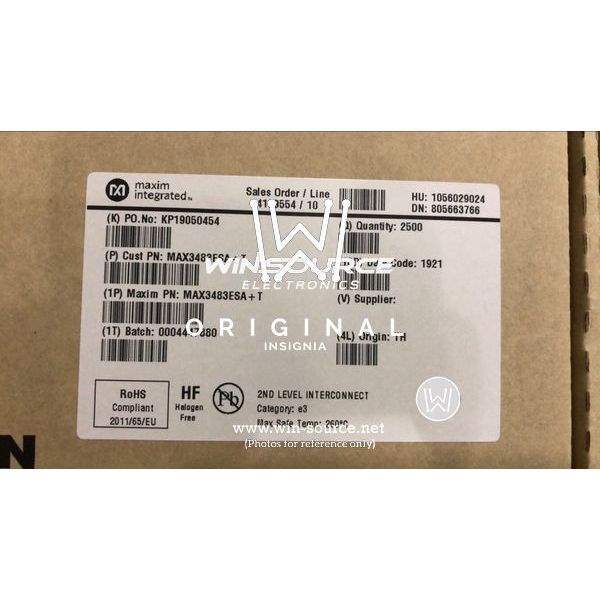 MAX3483ESA+T label picture