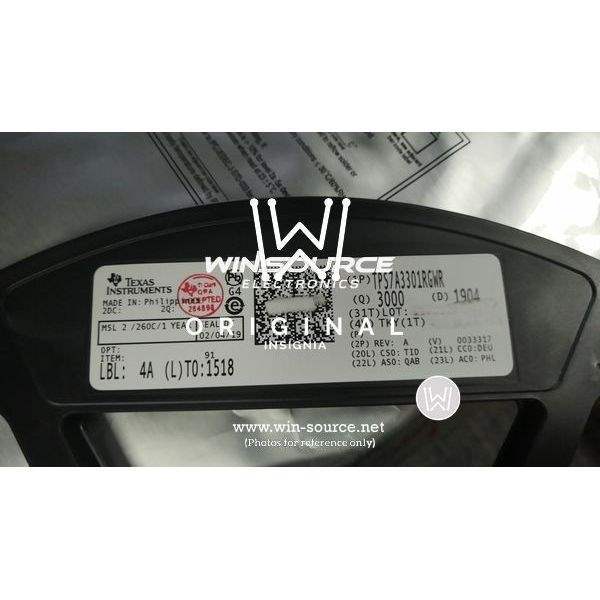 TPS7A3301RGWR label picture