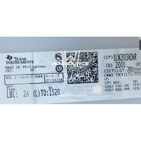 ULN2803ADWG4 label picture 2