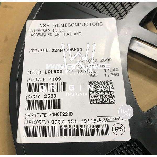 74HCT221D,118 label picture