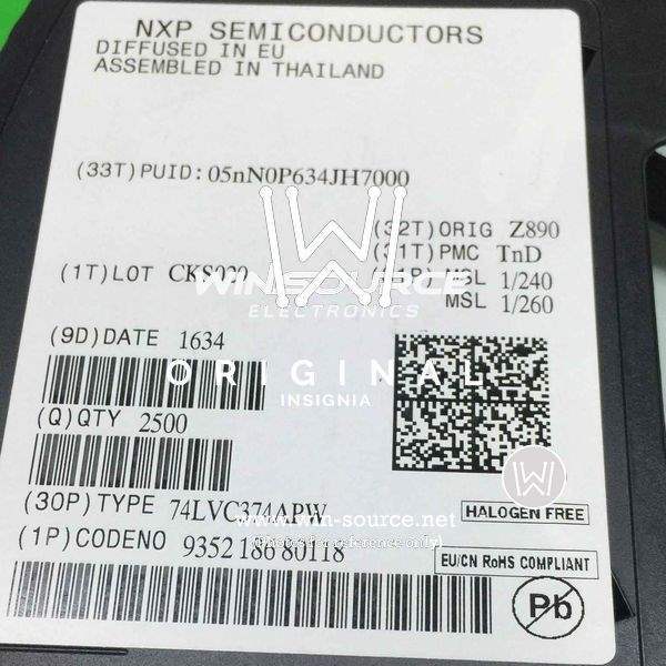 74LVC374APW label picture