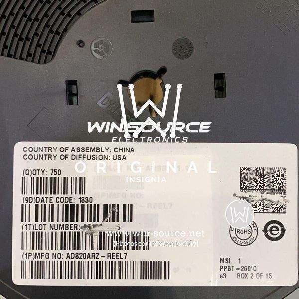AD820AR-REEL label picture