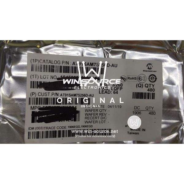 AT91SAM7S256D-AU label picture 3