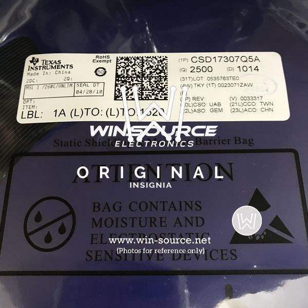 CSD17307Q5A label picture 2