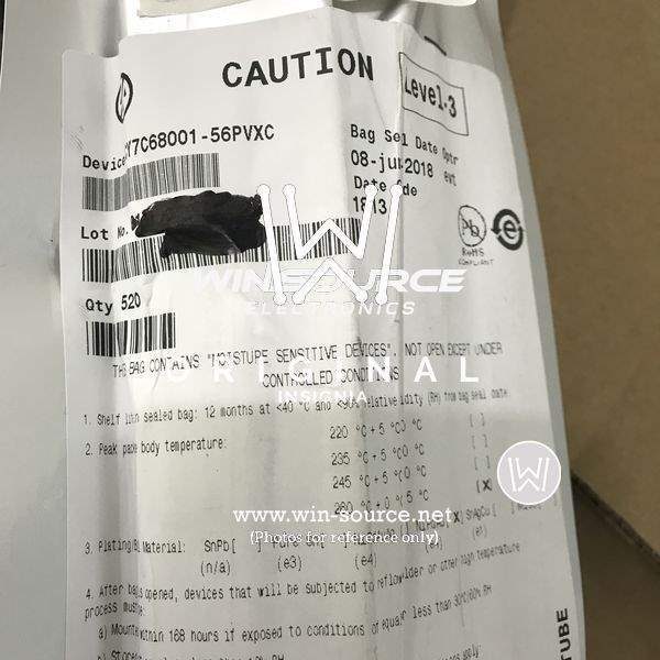 CY7C68001-56PVXC label picture