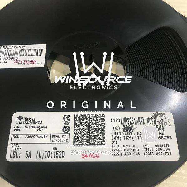  LMP2231AMFX/NOPB label picture