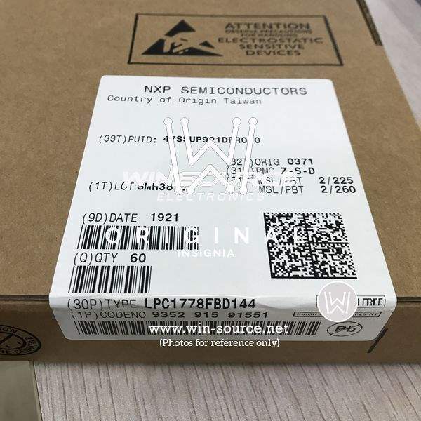 LPC1778FBD144,551 label picture