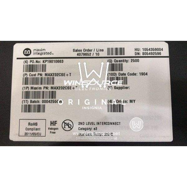 MAX3232CSE+T label picture 3