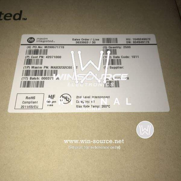 MAX3232CSE+T label picture 4