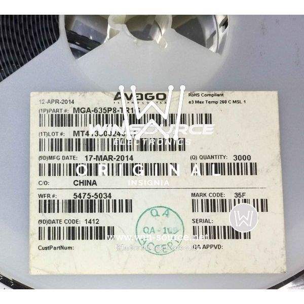 MGA-635P8-TR1G label picture