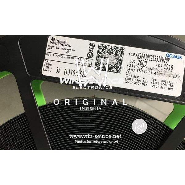 MSP430G2553IPW20R label picture 2