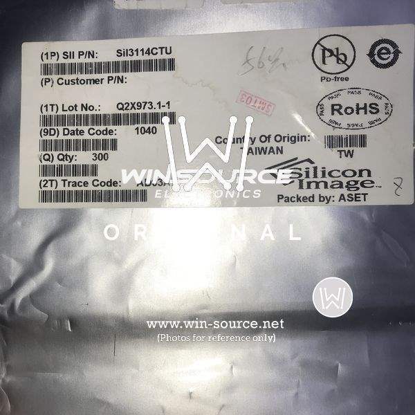  SIL3114CTU label picture