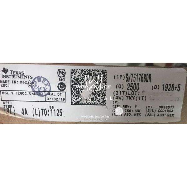 SN75176BDR label picture