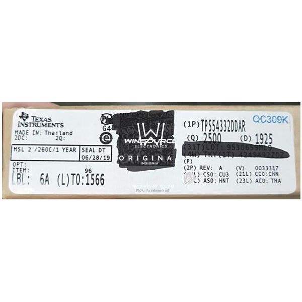 TPS54332DDAR label picture