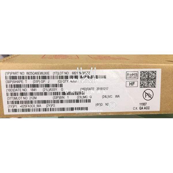 W25Q40EWUXIE label picture 2
