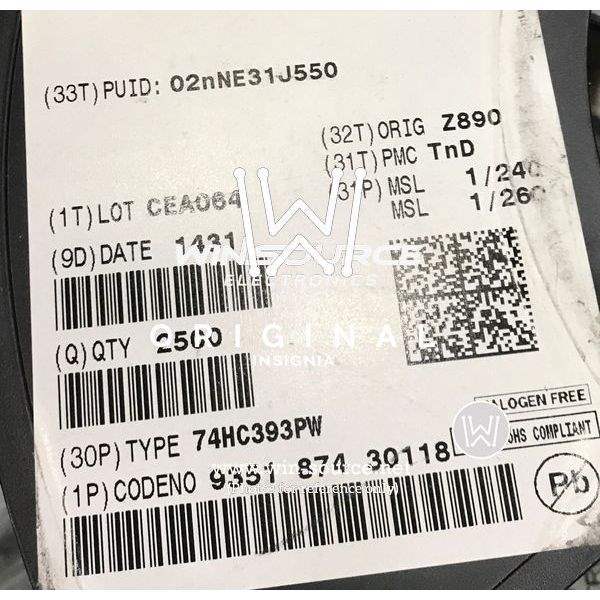 74HC393PW,118 label picture
