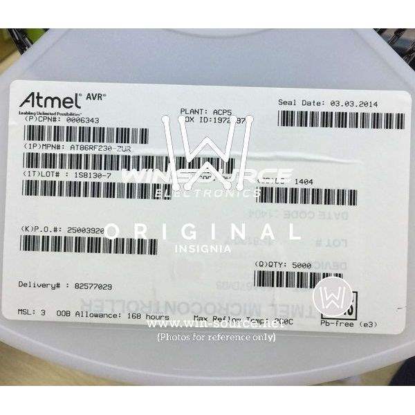 AT86RF230-ZUR label picture