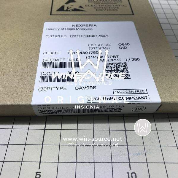 BAV99S+115 label picture