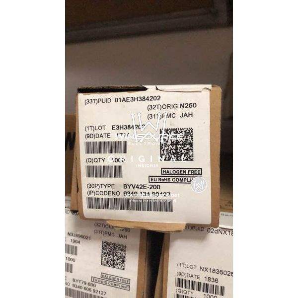 BYV42E-200 label picture