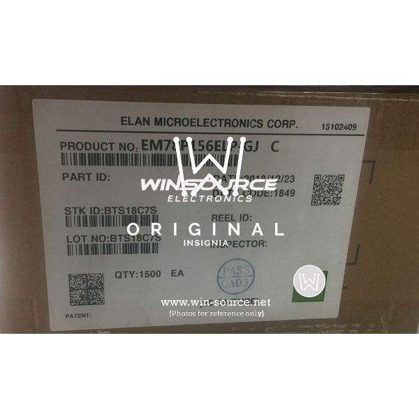  EM78P156ELPJ-G label picture